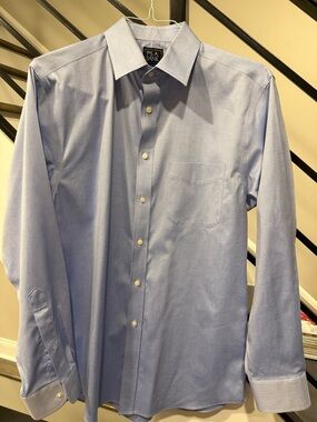 Jos. A. Bank Light Blue Spread Collar Dress Shirt